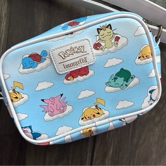 Loungefly x Pokemon Sleepy Clouds Crossbody Purse - Picture 2 of 8